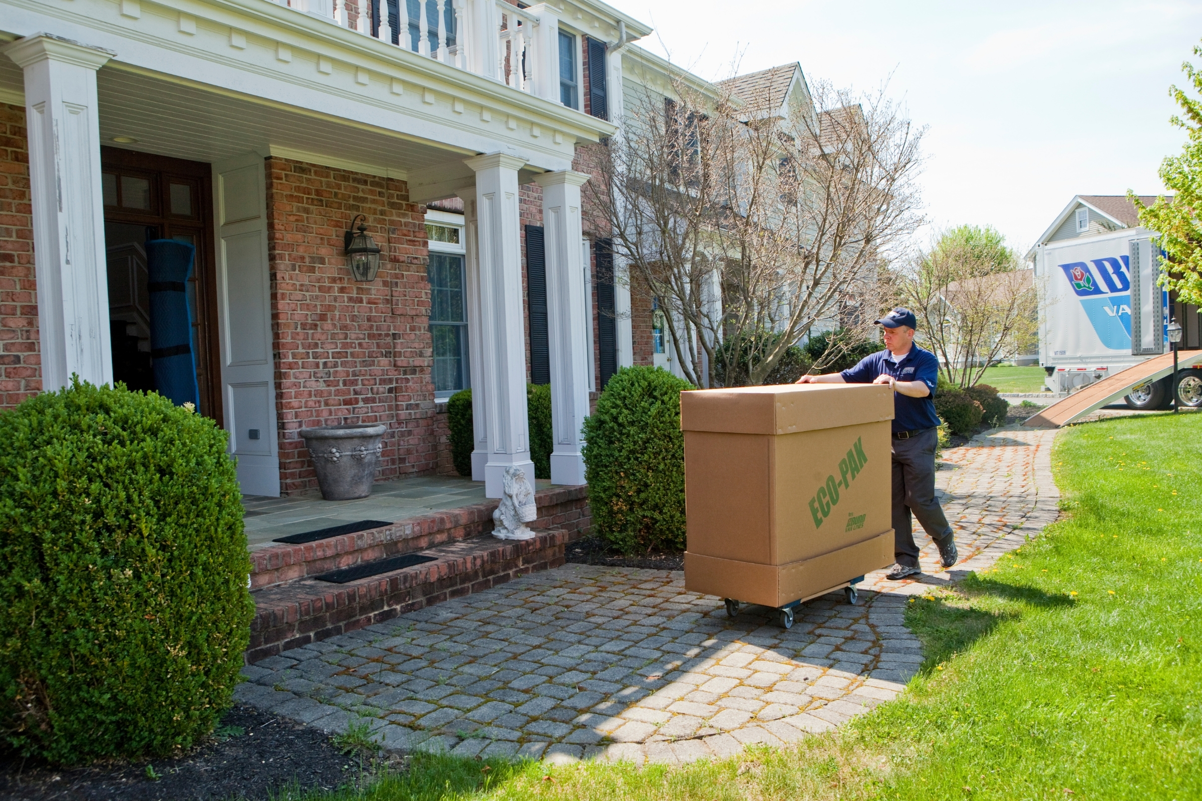 Eco Crate in front of house