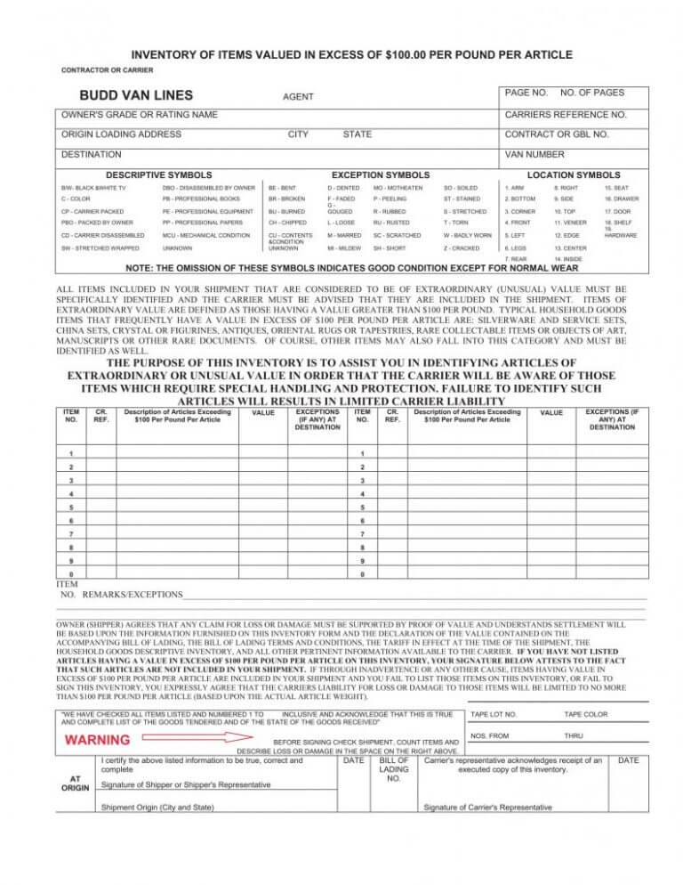 High value inventory image